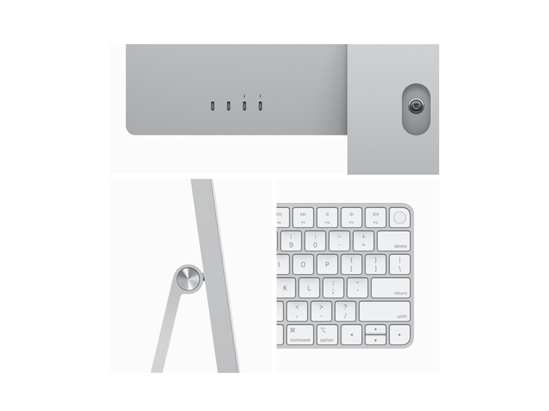 Apple iMac With Retina 24-Inch 4.5K Display M3 Chip with 8-core CPU and 10-core GPU / 8GB / 256GB SSD - Silver in Qatar Apple iMac With Retina 24-Inch 4.5K Display M3 Chip with 8-core CPU and 10-core GPU / 8GB / 256GB SSD - Silver in Qatar